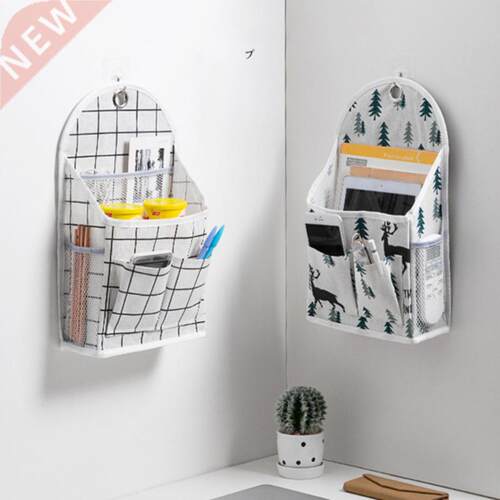 Cotton And Linen Cloth Art Large-capacity Wall Hanging