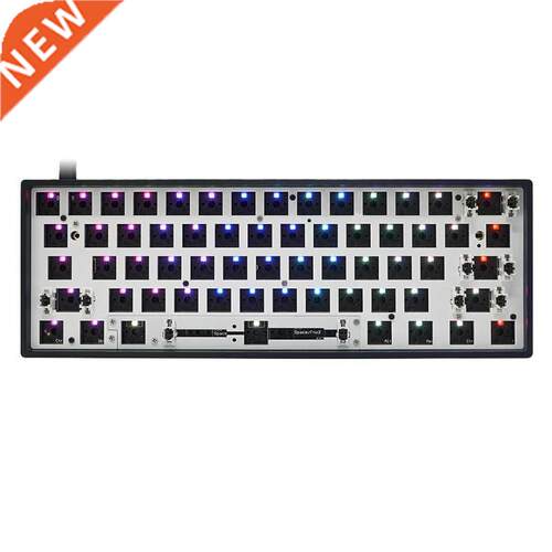 gk61 gk61x 60% custom mechanical keyboard rgb switch leds ho
