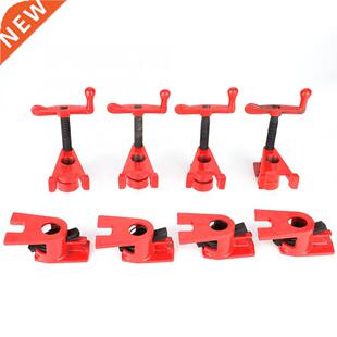 4 Woodworking Clamps Set Quick Release Heavy Duty Wide Base