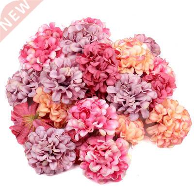 10pcs/lot Cheap Artificial Flower Silk Hydrangea Head For We
