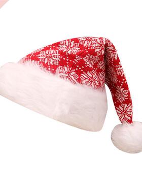 2022 New Design Adult Christmas Hat Cotton Plush Thicken