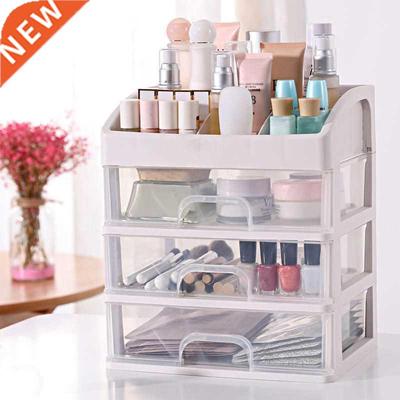 Cosmetic Makeup organizer plastic drawer beauty box nail des