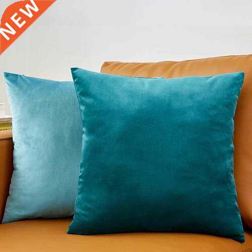 26colors Pillow Pillowcase Velvet Cushion For Living Room S