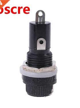 5pcs 10A Chasss Panel Mount Fuse Holder Socket for 5*20 Gla