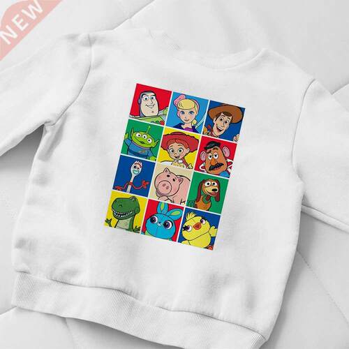 Toy Story Kids Sweatshirt Comfy White Exquisite Tops Clothe