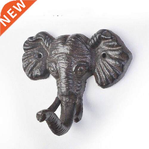 Cute animal cast iron strong hooks wall fashion personality