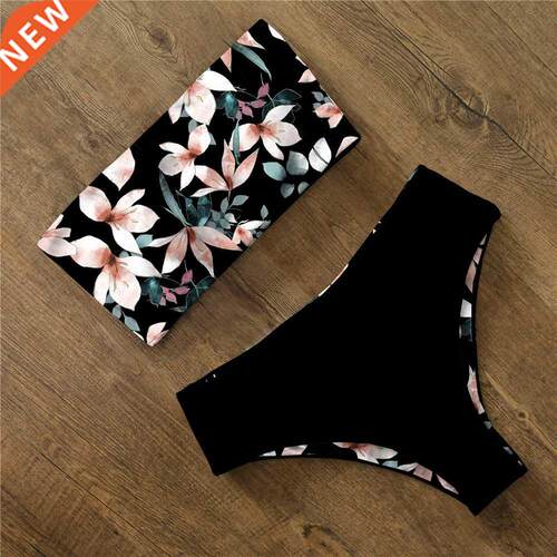 Bikini 2022 Swimwear Swimsuit Women Print High Waist Bikini