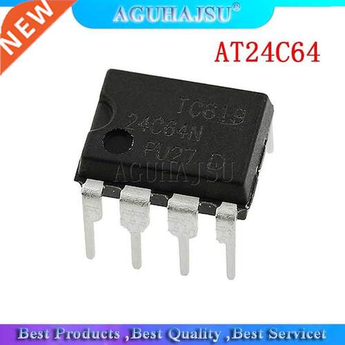10PCS AT24C64 AT24C64ADIP8 DIP 24C64 DIP new original