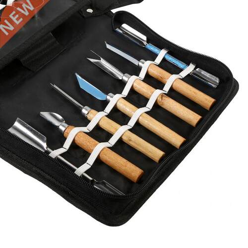 46PCS/Set Kitchen Carving Chisel Chef Tools Fruit Vegetable