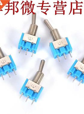 10 pièces bleu Mini interrupteurs à bascule MTS-102  broc