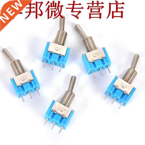 10 pièces bleu Mini interrupteurs à bascule MTS-102  broc