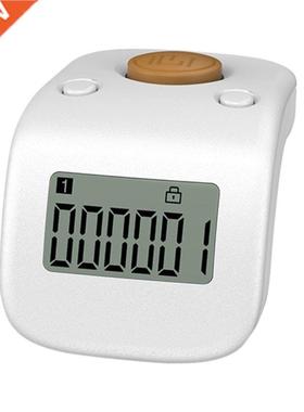 Digital LCD Finger Ring Tally Counter 6Digit beads Prayer