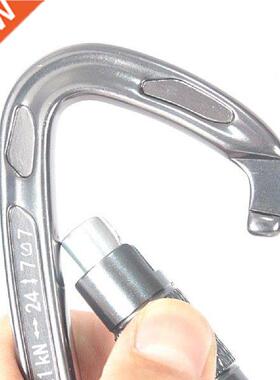 Aluminium Compact High Hardness Carabiner Clip Sturdy