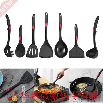 7Pcs Home Kitchenware Set Food-grade Silicone Durable Hangin