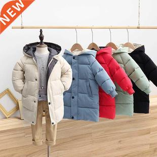Children's Coat Winter Teenage Baby Boys Girls Cotton-padded