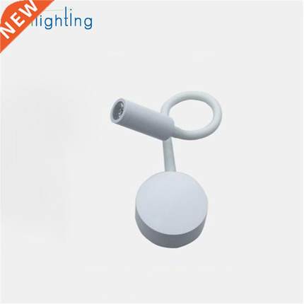 White LED Bedside Lamp, Wall Light, Night Light, 3W Goosenec