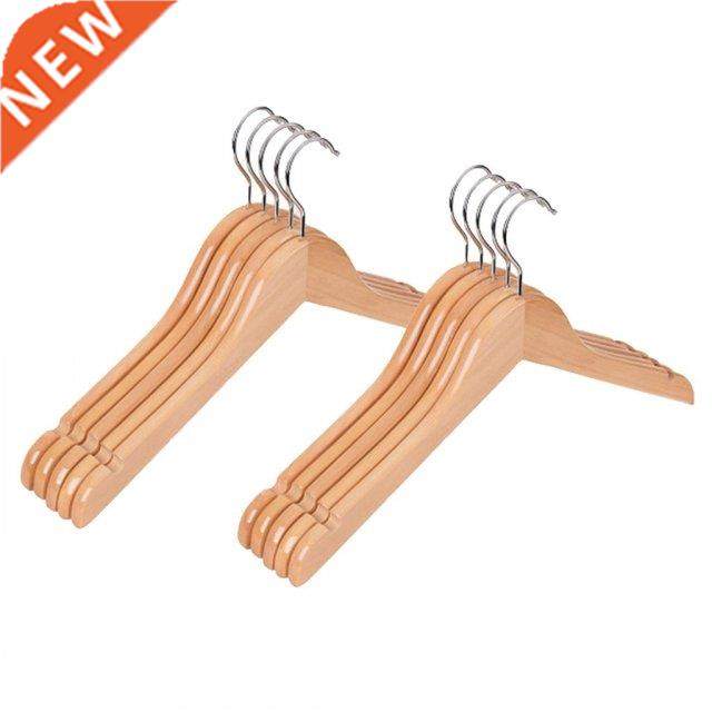 Set of 10pcs Small Coat Hanger Kids Children Wood Plain Non-