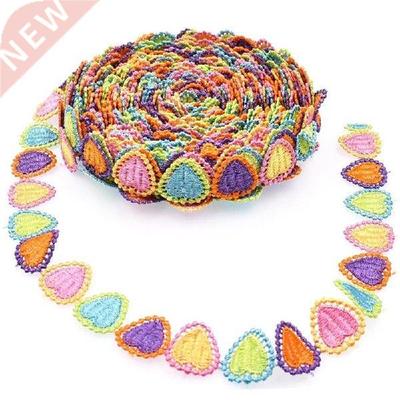 15 Yards Colorful Love Fabric Embroidery Polyester  Lace