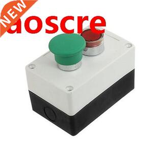 Red Indicator Light NC Momentary Flat Pushbutton Switch AC 2