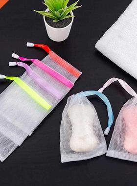 10Pcs/Set Portable Hangable Handmade Soap Saver Bag Quickly