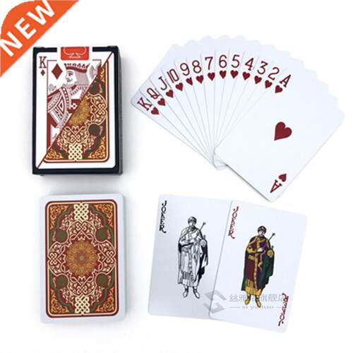 2 /Lot pattern Baccarat Texas Hold'em Plastic Playing Cards
