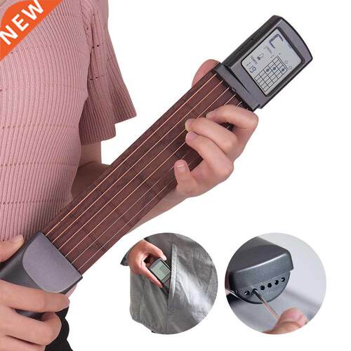 Portable Chord Traner Pocket Gutar Practce Tools LCD Mus