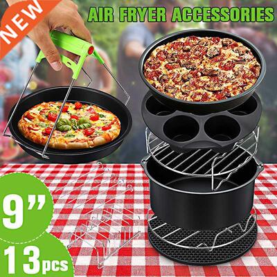 13Pcs Air Fryer Accessories 9 Inch Fit for Airfryer