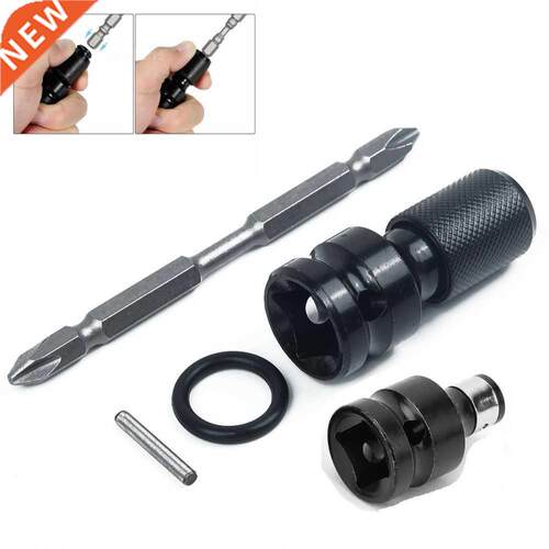 Pcs/Set 1/2 Square Drive To 1/4 Hex Shank Drill Bit Chuck A