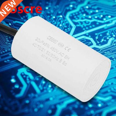 CBB60 Motor Run Capacitor 450V 20uF Motor Starting Capacitor