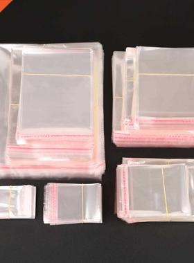 Storage Bags Clear Self Adhesive Seal Plastic Packaging Bag