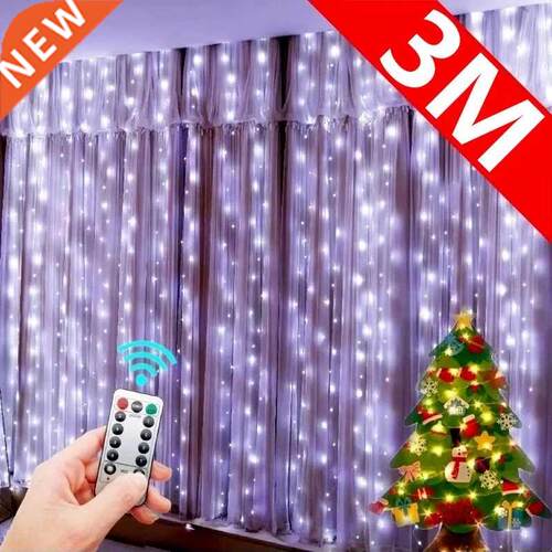 Festoon Christmas LED String Light Garland Curtain