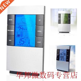 0-50C/20% -99% RH Digitl Hygrometer Temperture Meter Clock