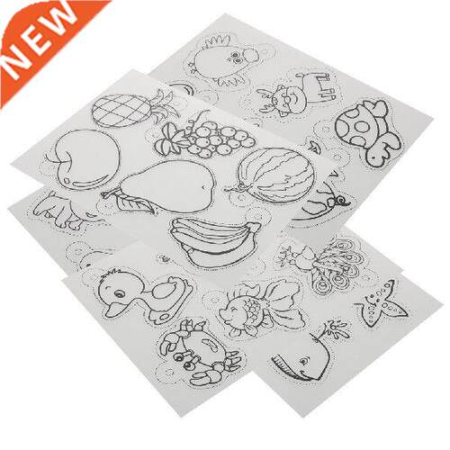 5 Sheets Shrink Art Sheets Shrinky Film Paper Heat Shrink
