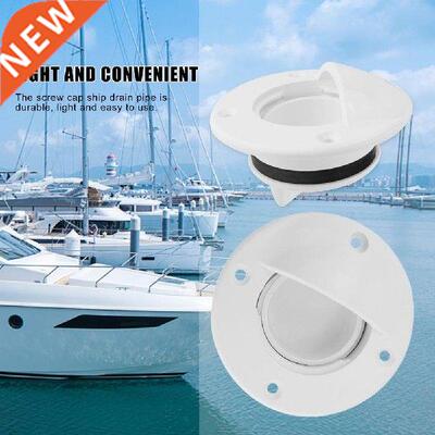 Nylon Marine Boat Transom Deck Mount Drain Scupper Valve