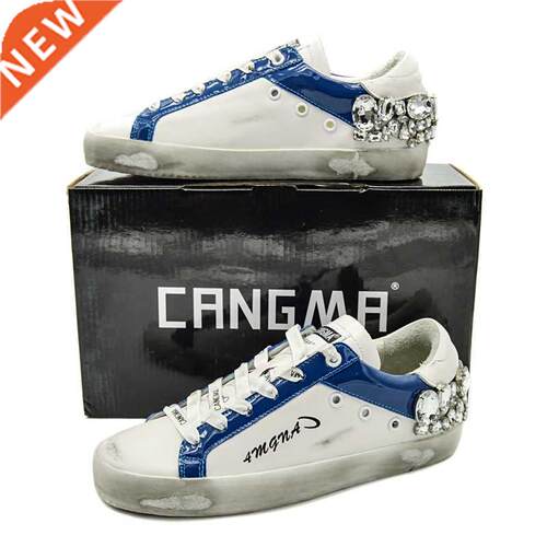 Luxury Brand Designer Sneakers Woman Diamond Shoes Crystal V