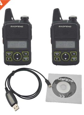 2pieces baofeng Walkie Talkie bf-t1 UHF 400-470MHz 20CH 1W M