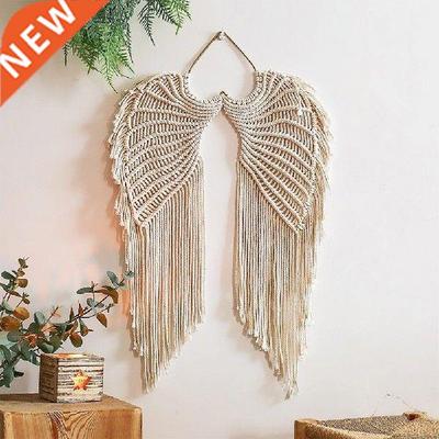 Macrame Wall Hanging Boho Tapestry Angels Wing Woven