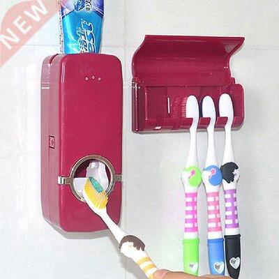 Automatic Toothpaste Dispenser Space Saving Toothbrush