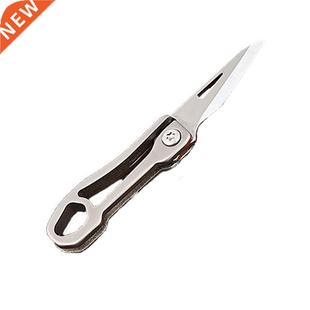 1pc Mini Keychain Knife Foldable Ultra Slim Camping Supplies