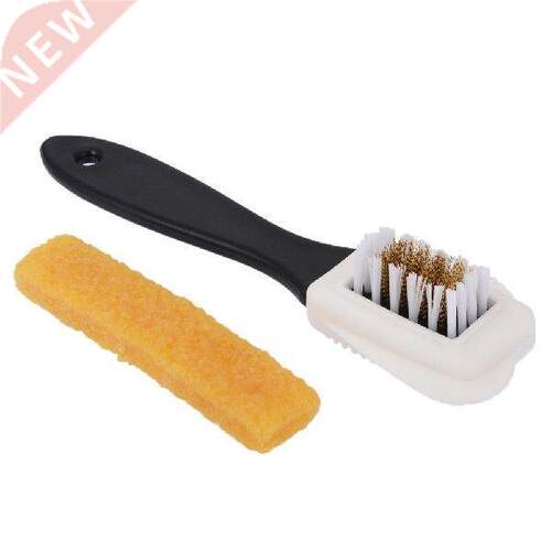 Double 2 Suede Brush Side Cleaning Brush Rubber Eraser Set