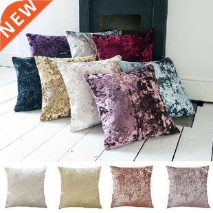 Super Soft Cushion Cover Crushed Velvet Pillow Cover for