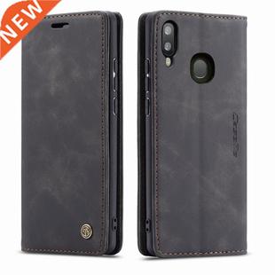 Matte Case Samsung Galaxy S10 Cover Leather Wallet Mag
