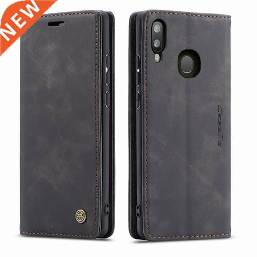 Matte Case Samsung Galaxy S10  Cover Leather Wallet Mag
