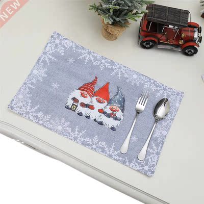 Christmas Placemats, Non Slip Heat-Resistant Holiday Table