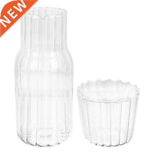 Water Glass Carafe Cup Kettle Night With Pitcher Bedside