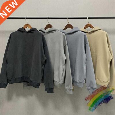 Oversize Kanye We Season 6 Hoodie Solid Men Women High Qu