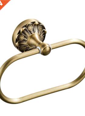 Antique Towel Ring Vintage Brass Luxury Bronze Bathroom Bath