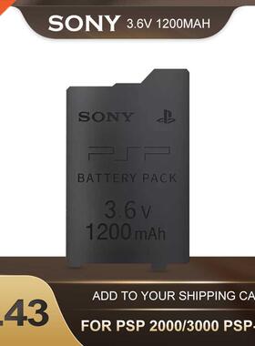 3.6V SONY 1200mAh Lithium Rechargeable Battery Pack for PSP