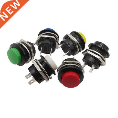 10Pcs R13-507 Round Push Button Switches Momentary Reset Swi