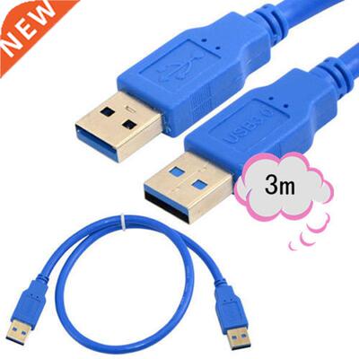 10Ft 5Gbps USB 3.0 A Male Plug To Male Plug Extension Cable
